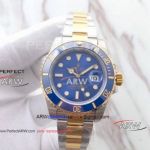 Perfect Replica Rolex Submariner Blue Dial Watch - NOOB